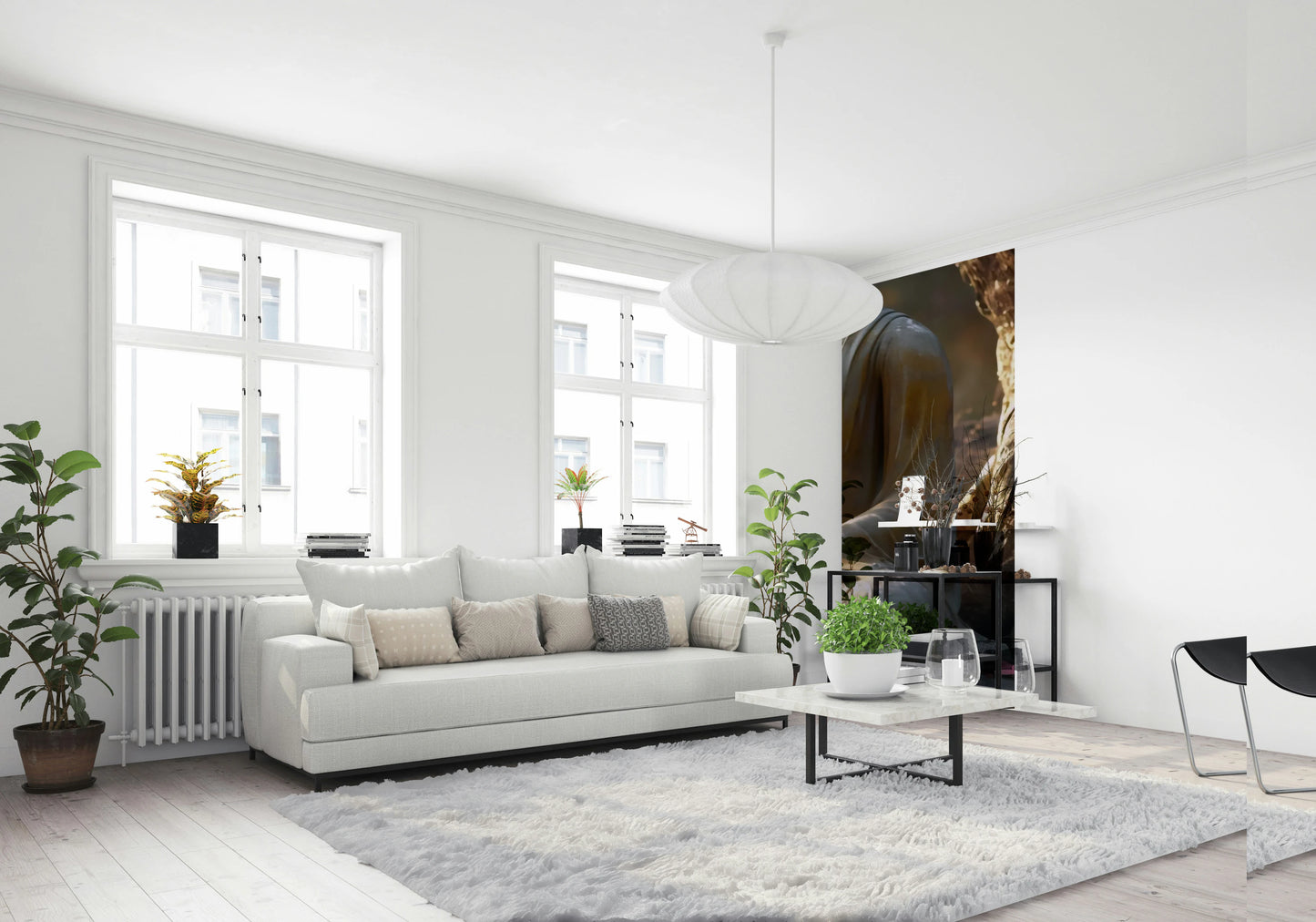 禅庭の仏像壁画