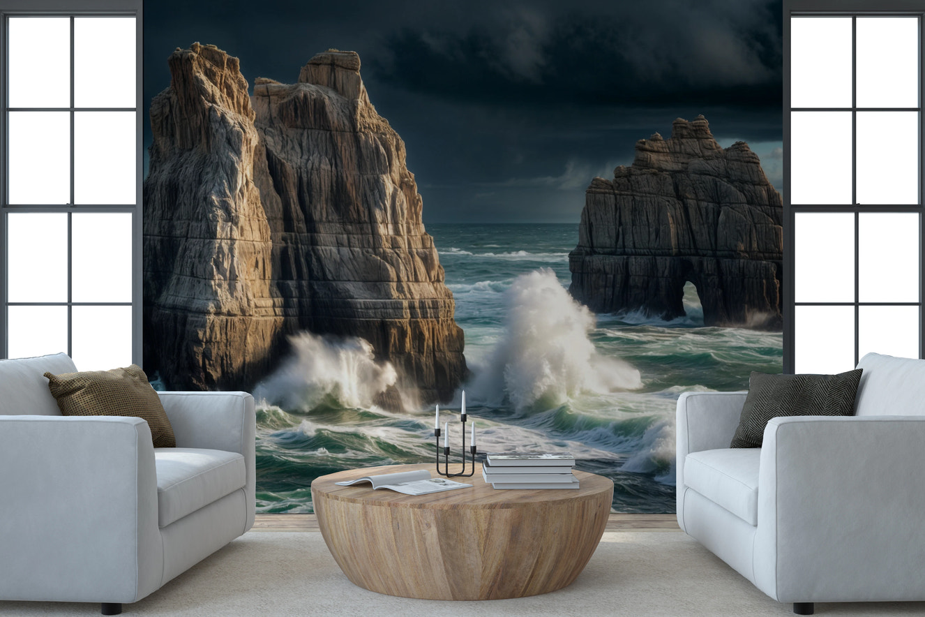 Kystgiganter vægmaleri