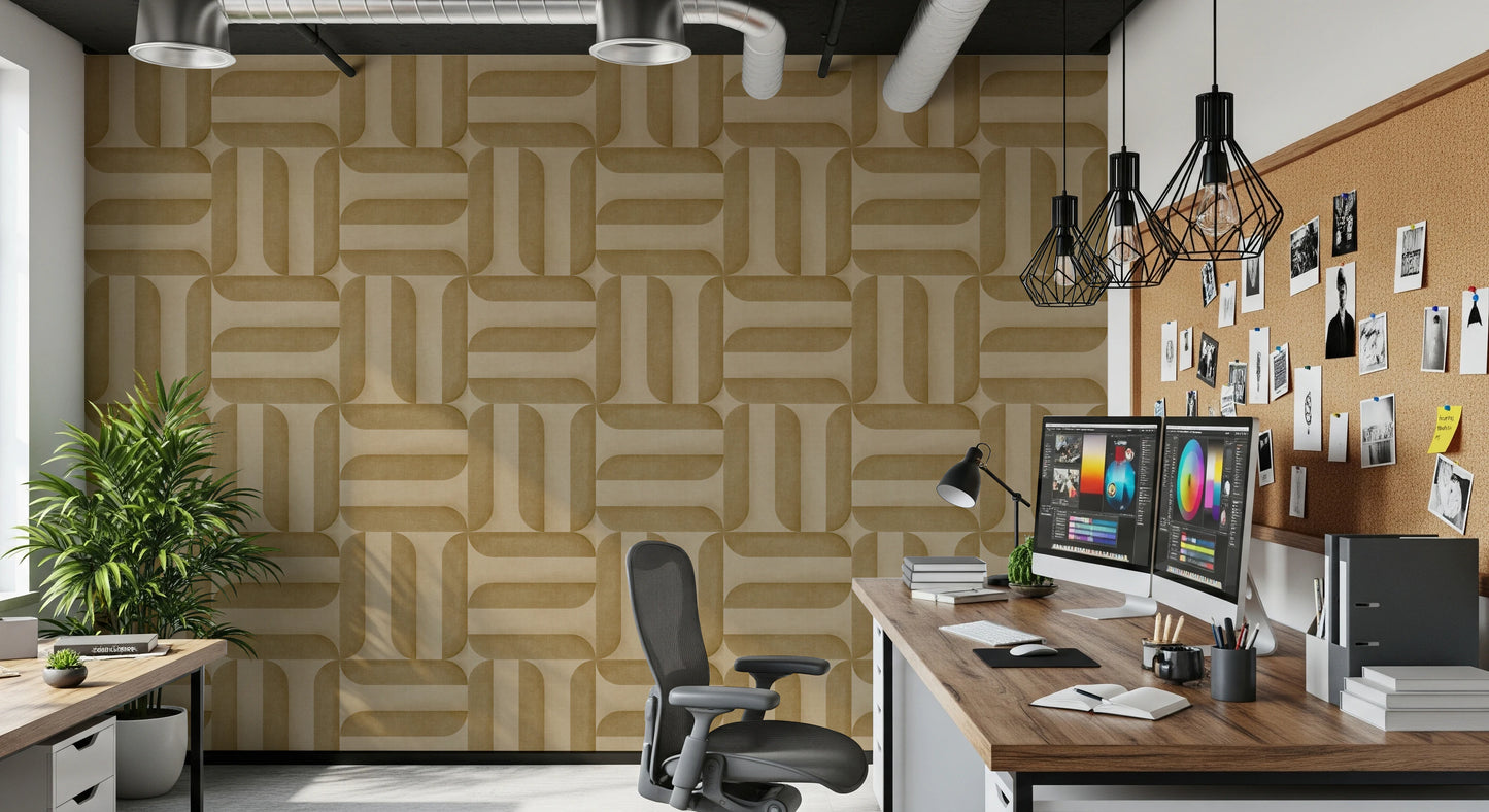 Papier peint moderne texturé à motifs de chameaux