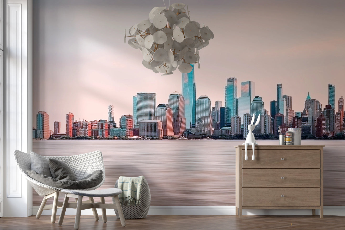 NYC Skyline Serenity Wall Mural