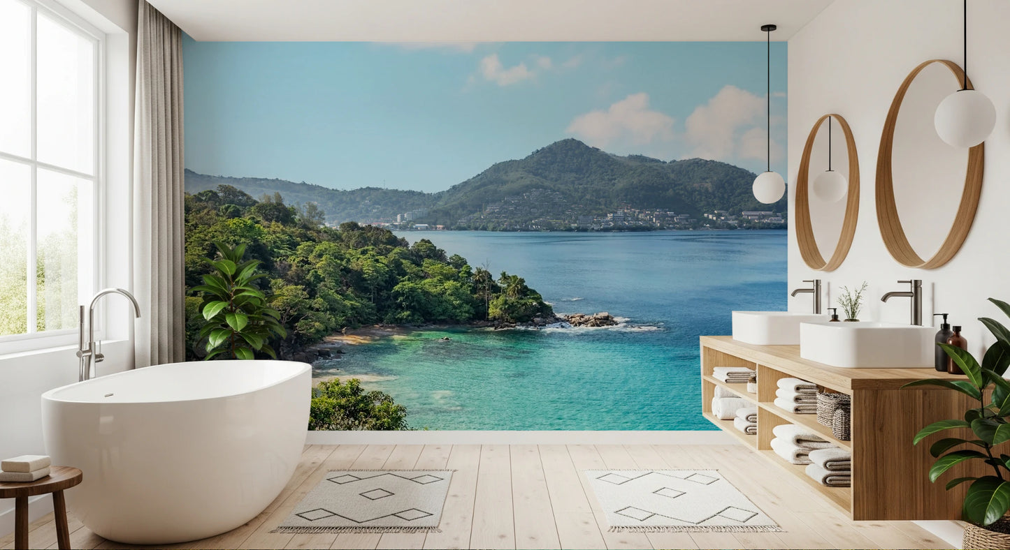 Smaragdgrønne vægmalerier