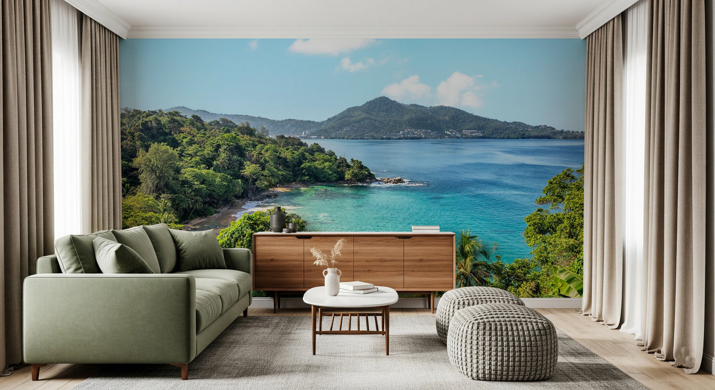 Smaragdgrønne vægmalerier