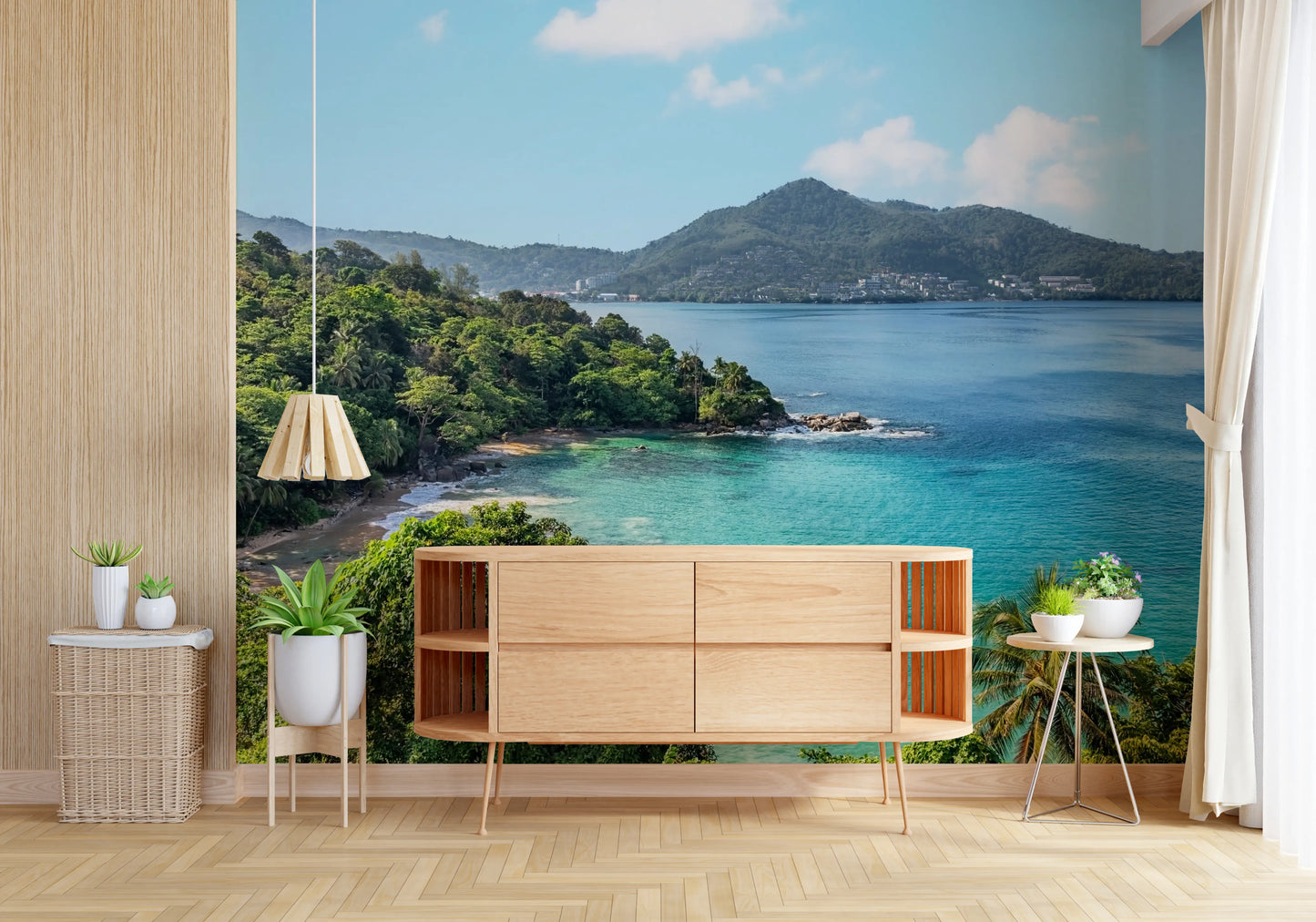 Smaragdgrønne vægmalerier