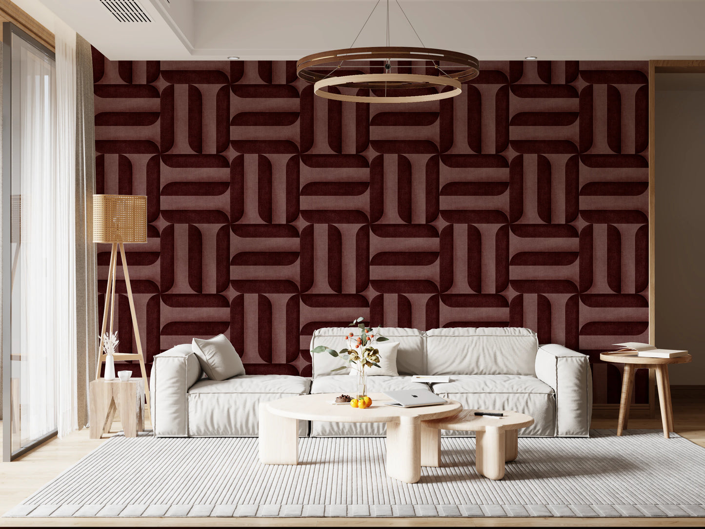 Papel pintado con letreros texturizados modernos de vino