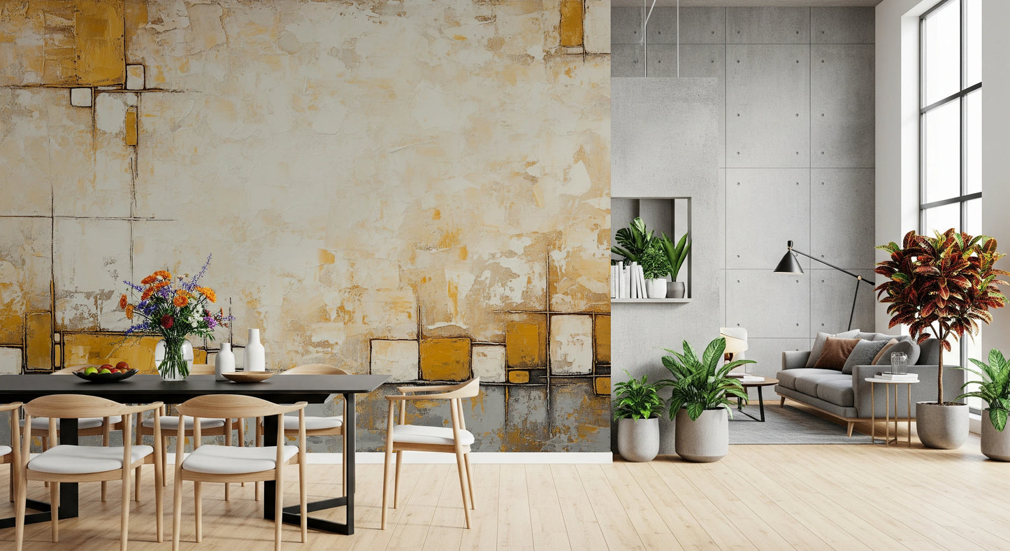 Murale di blocchi urbani