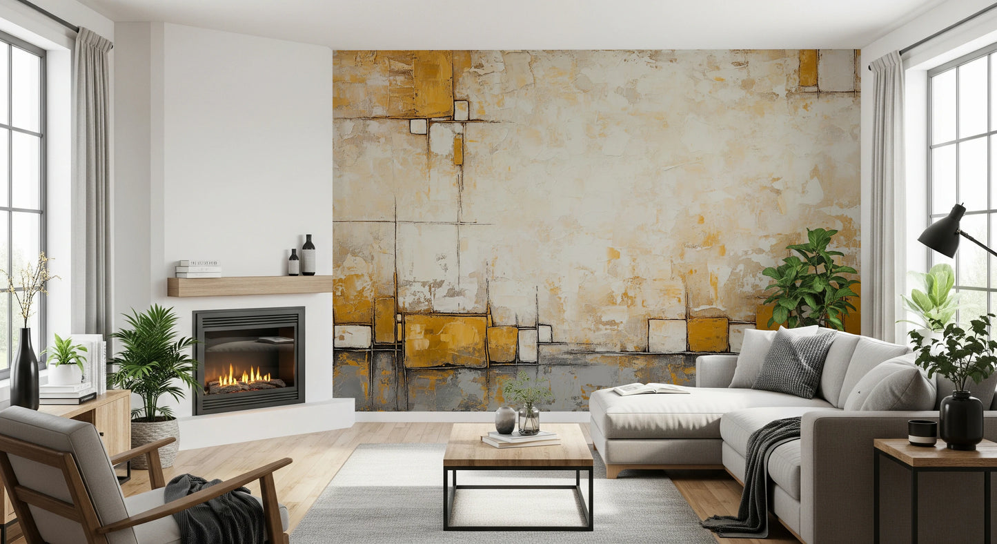 Murale di blocchi urbani