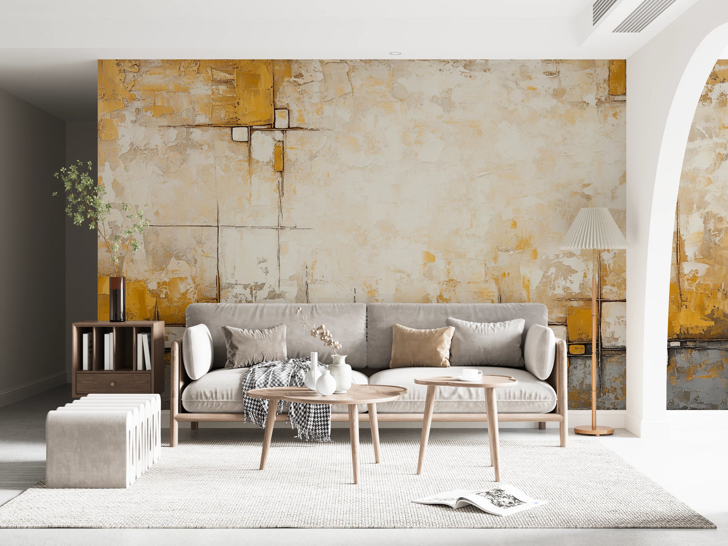 Murale di blocchi urbani