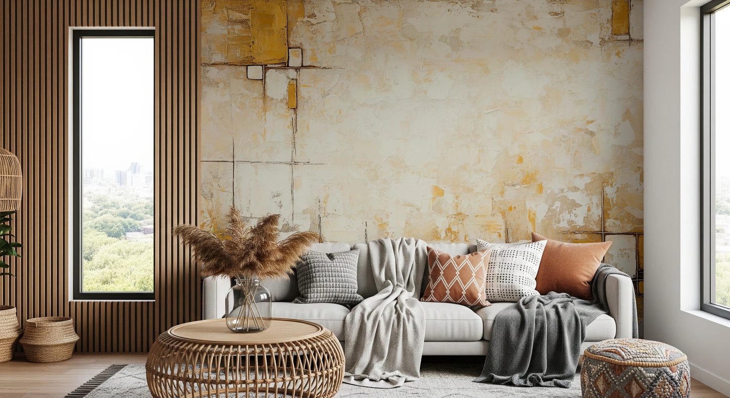 Murale di blocchi urbani