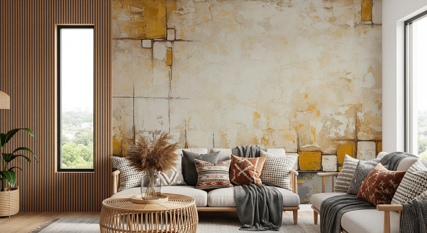 Murale di blocchi urbani