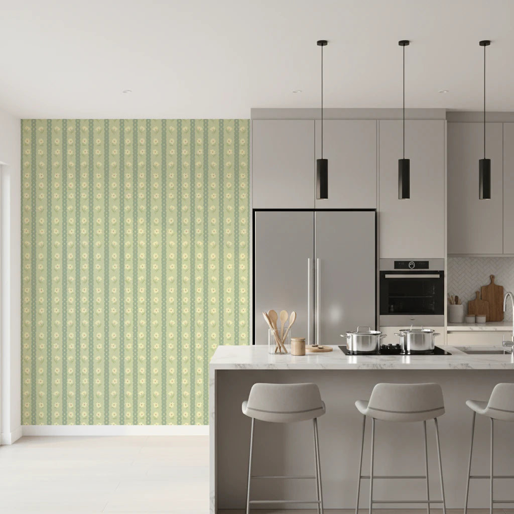 Daisy Chain Delight Tapet