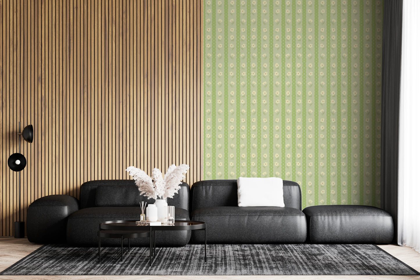 Carta da parati Vintage Bloom Rows