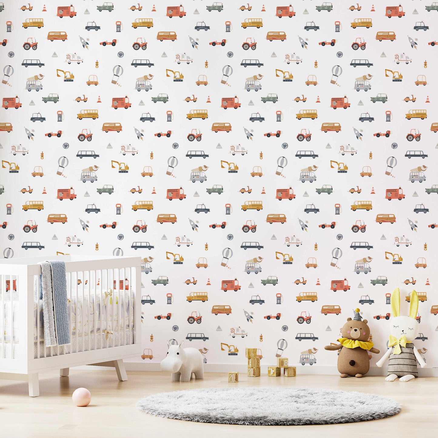 Toot-Toot! Transportation Fun Wallpaper⁠