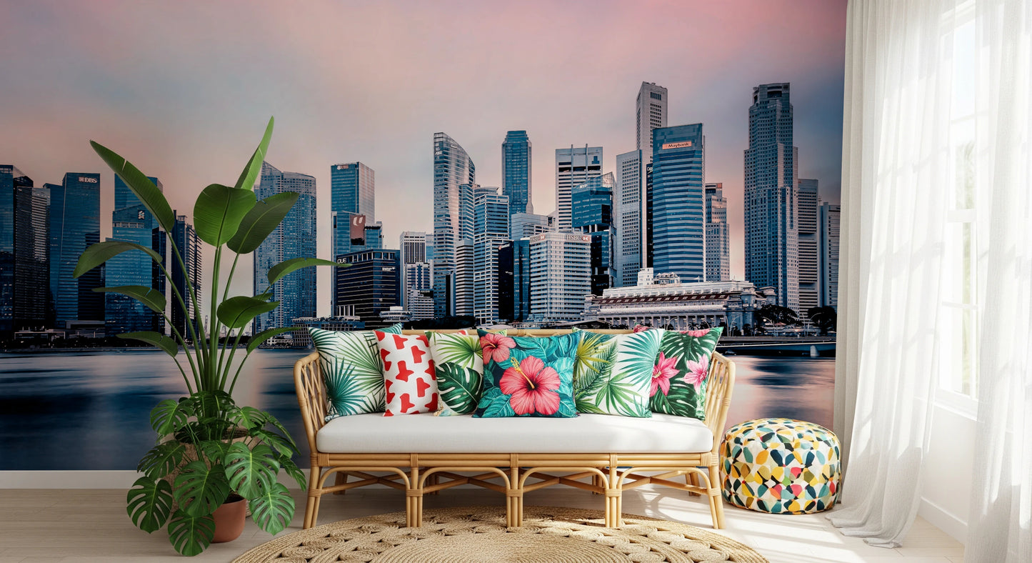 Azure Metropole väggmålning