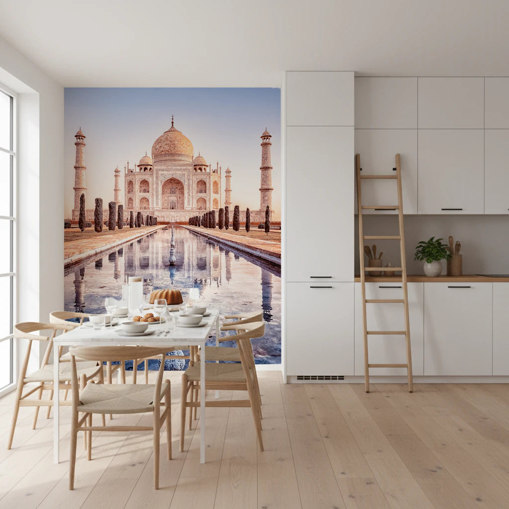 Fresque murale du Taj Mahal éternel