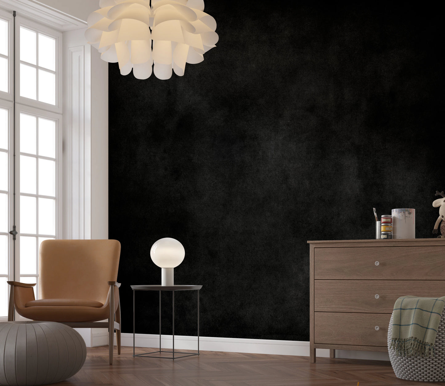 Papier sale - Fresque murale de grotte