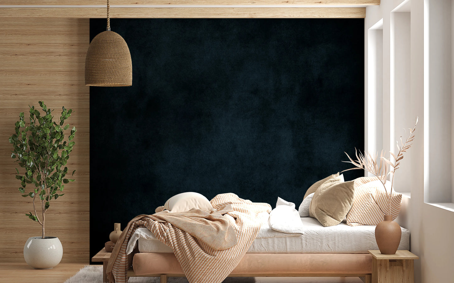 Dirty Paper - Midnight Wall Mural