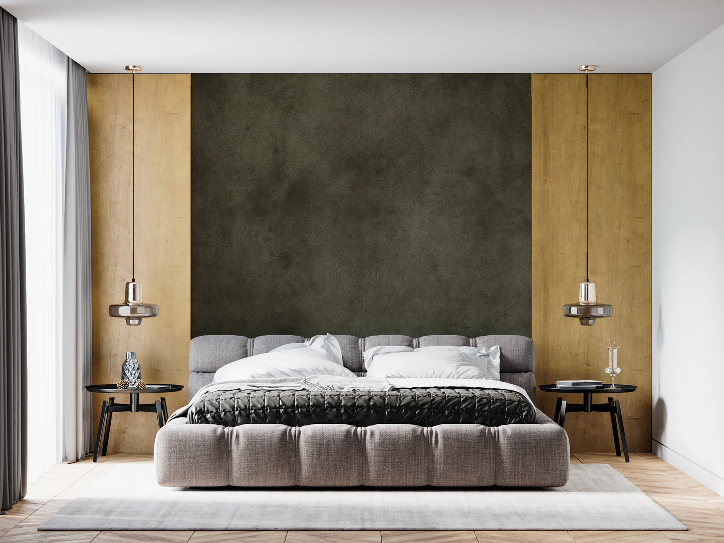 Papier sale - Fresque murale Terre