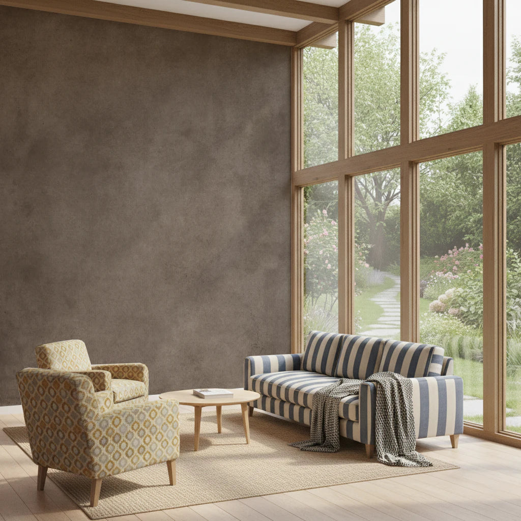 Dirty Paper - Taupe Wall Mural