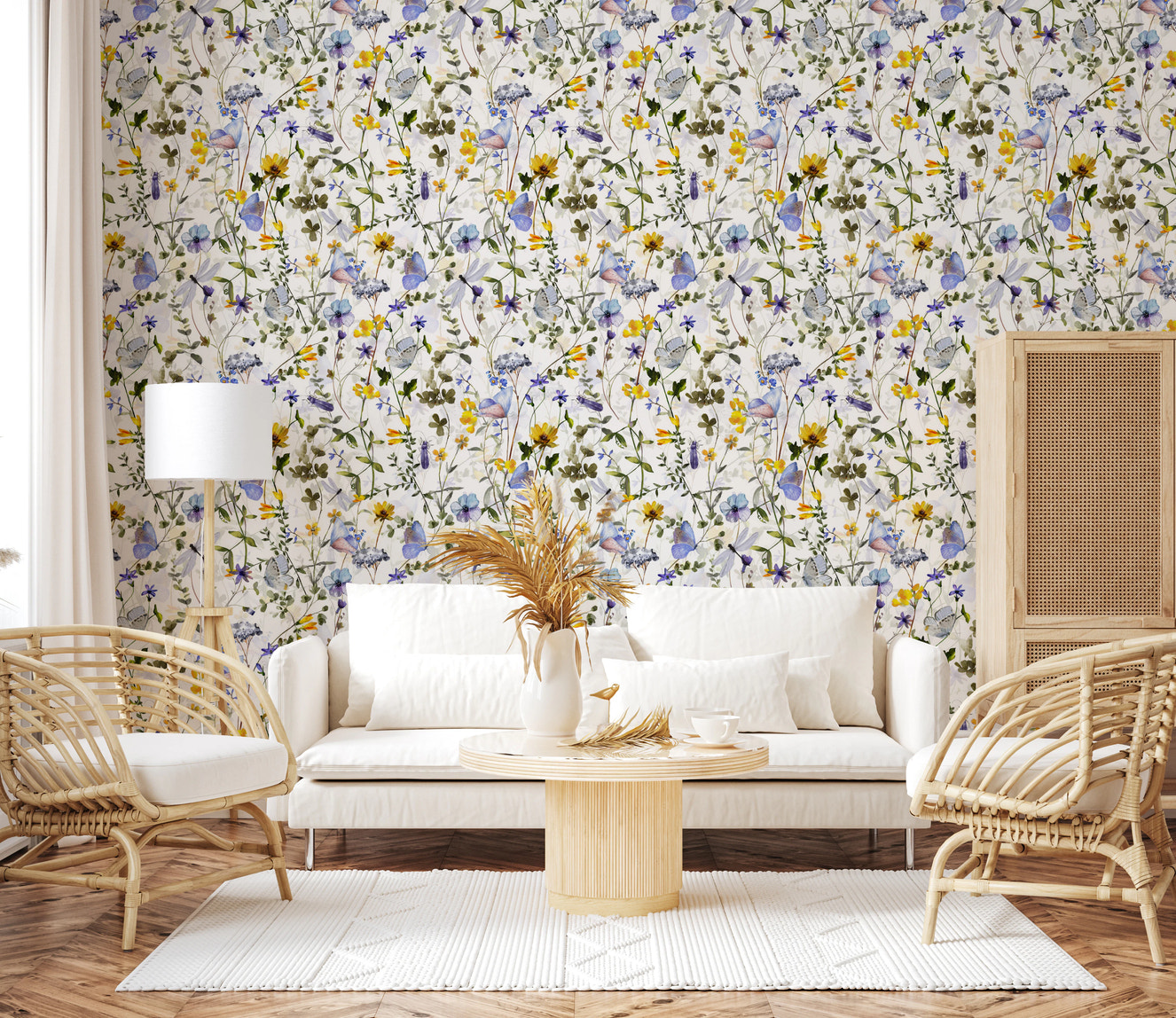 Wildflower Waltz By Uta Naumann Wallpaper⁠