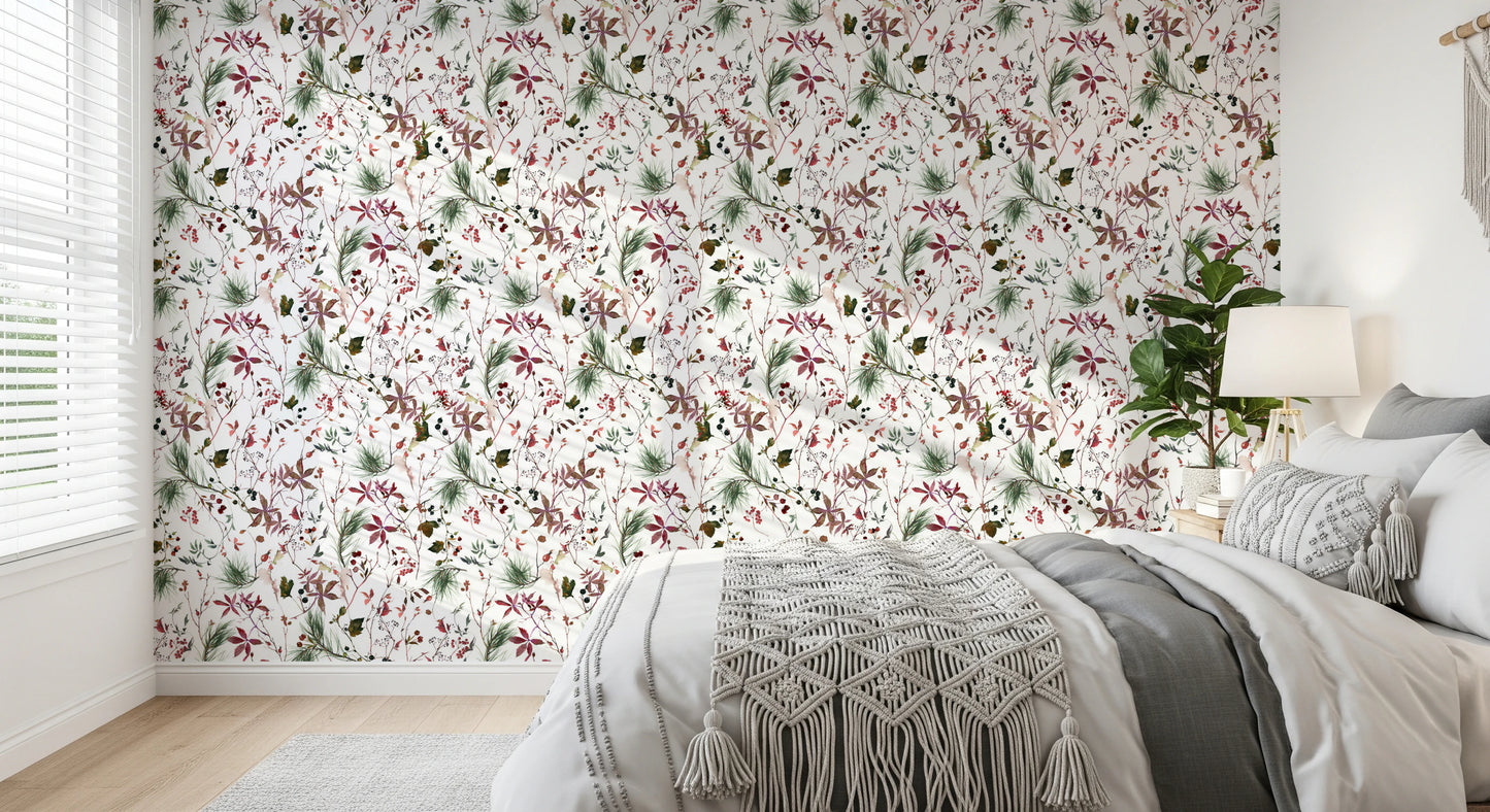 Botanical Winter By Uta Naumann Wallpaper⁠