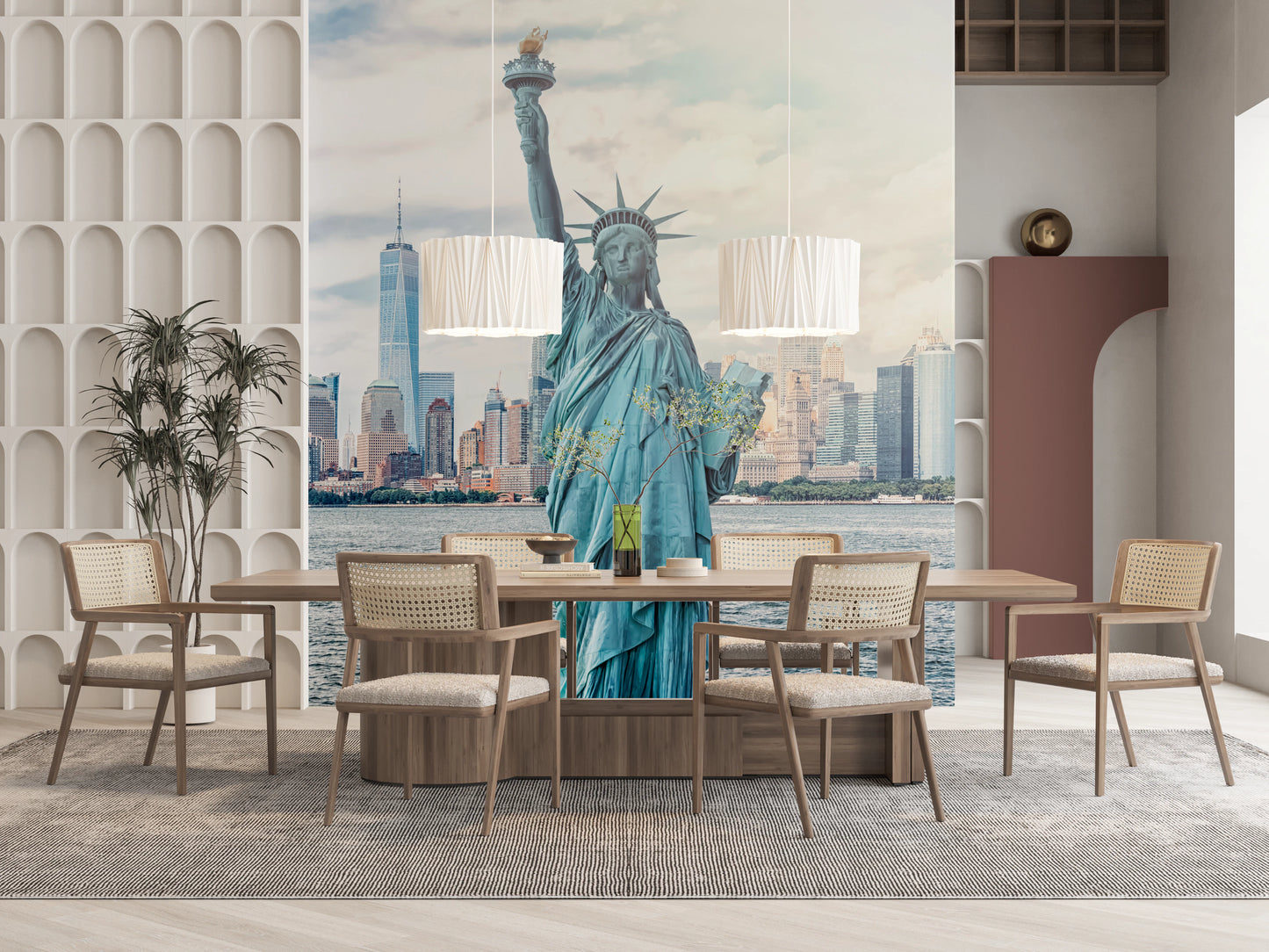 NYC's Lady Liberty Wall Mural
