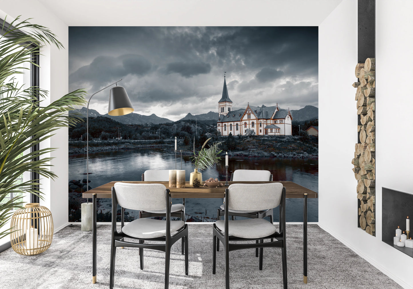 Muurschildering Heilige Kusten