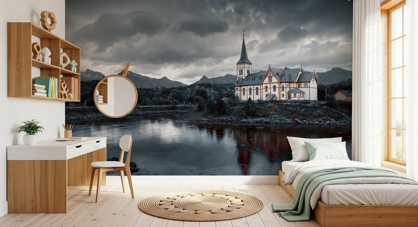 Muurschildering Heilige Kusten