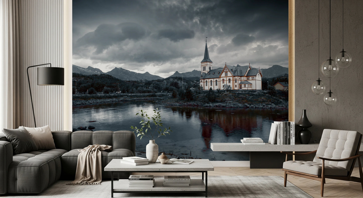 Muurschildering Heilige Kusten