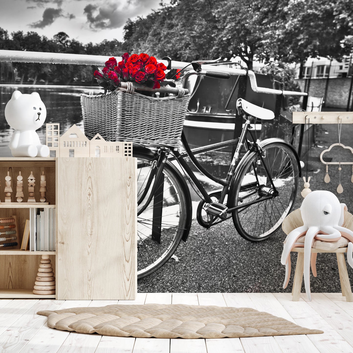 Vintage Bloom Ride Wall Mural