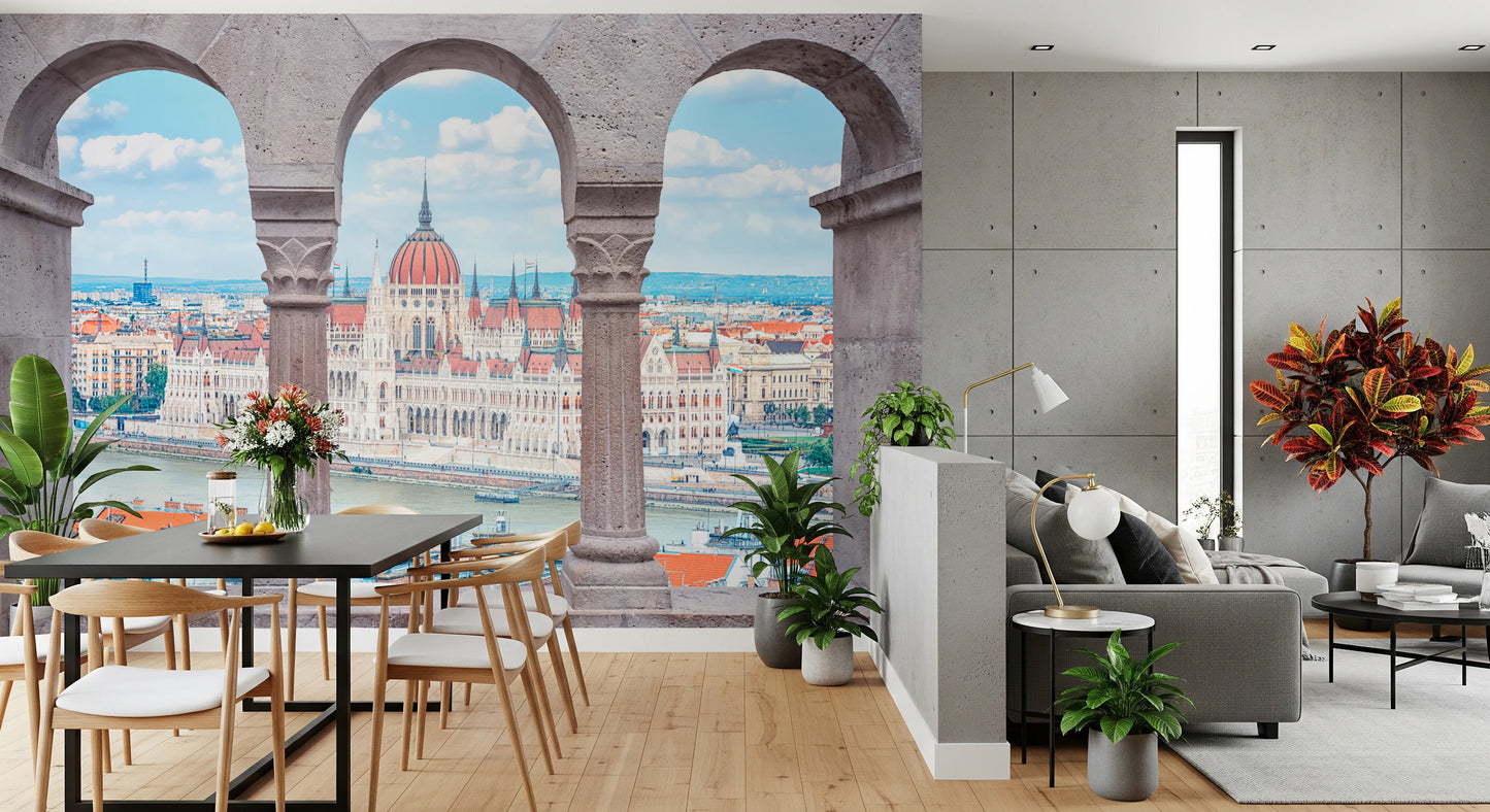 Peinture murale des arches de Budapest Vista