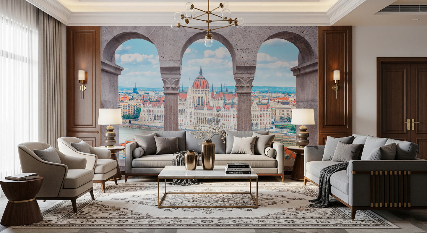 Peinture murale des arches de Budapest Vista