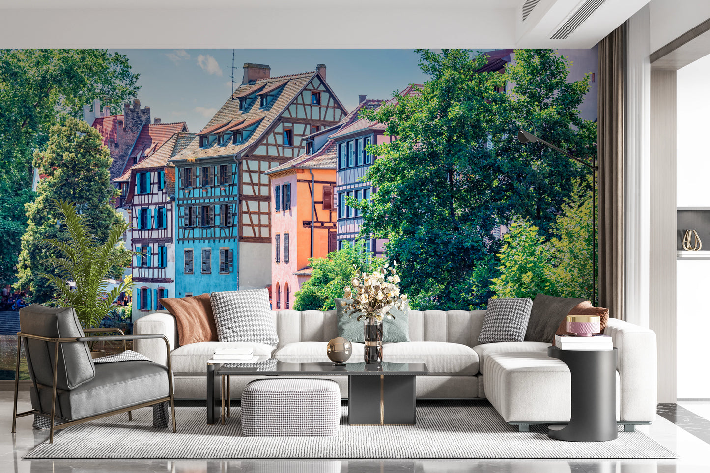 Fresque murale « Petite France Charm »