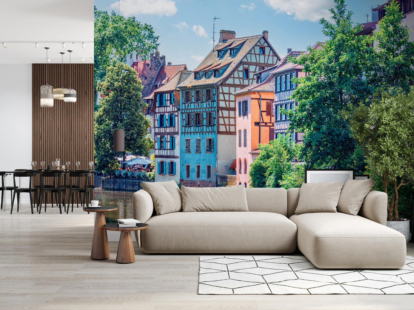 Fresque murale « Petite France Charm »