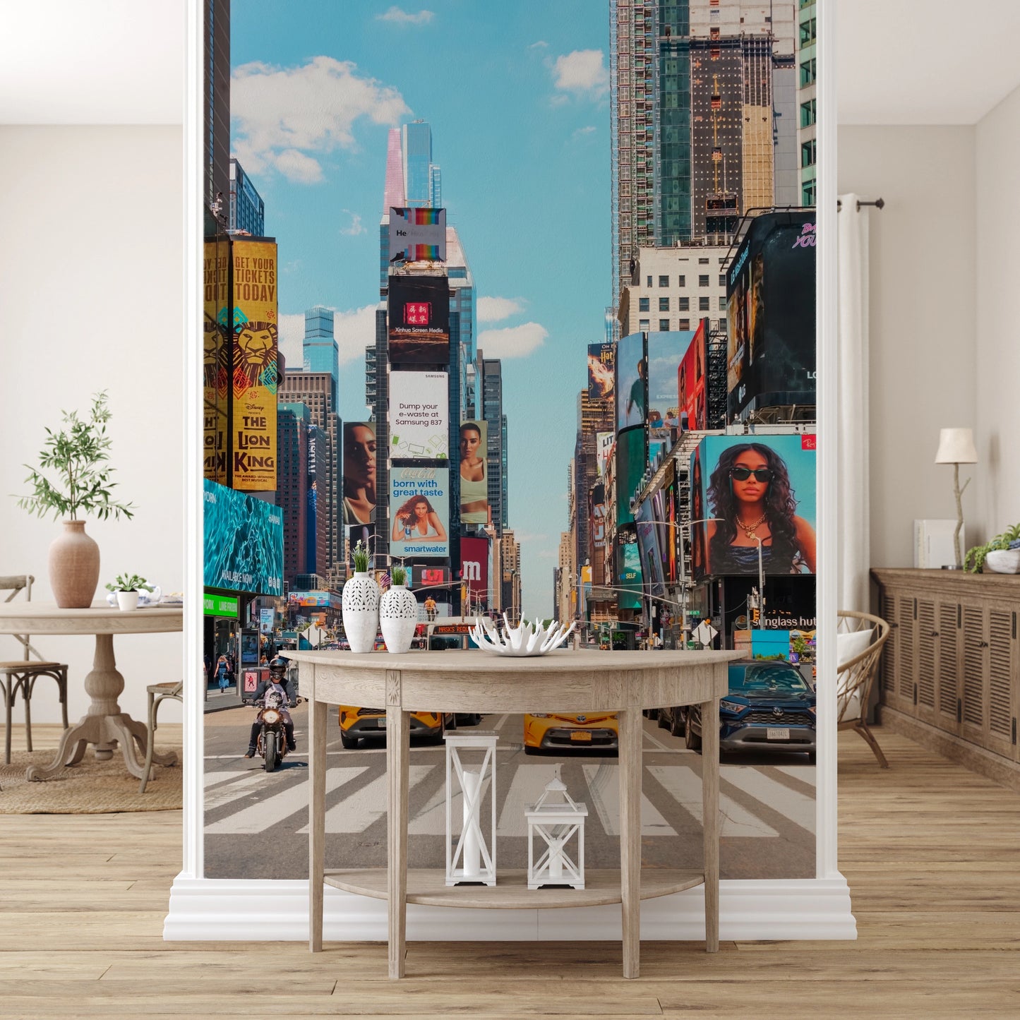 Times Square Buzz Wall Mural