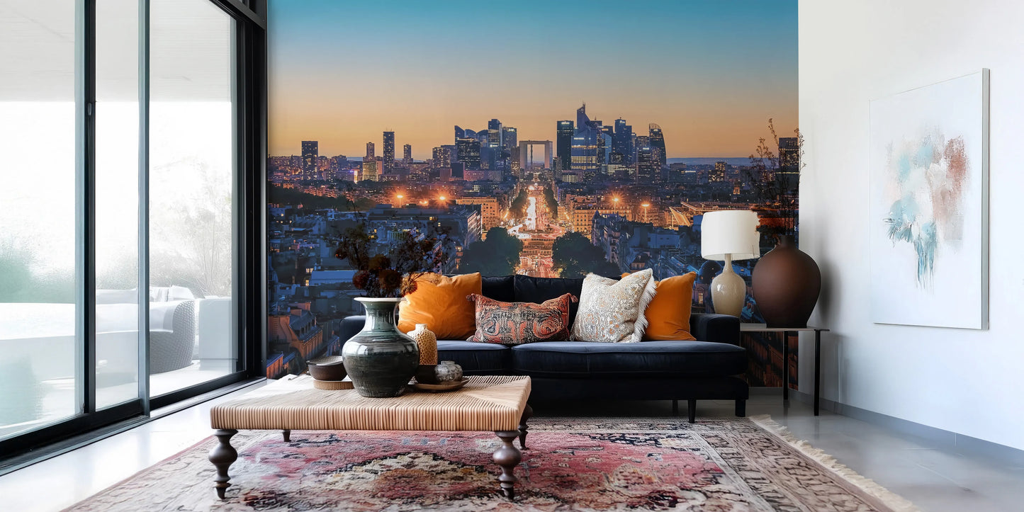 Metropolis Dämmerung Wandbild