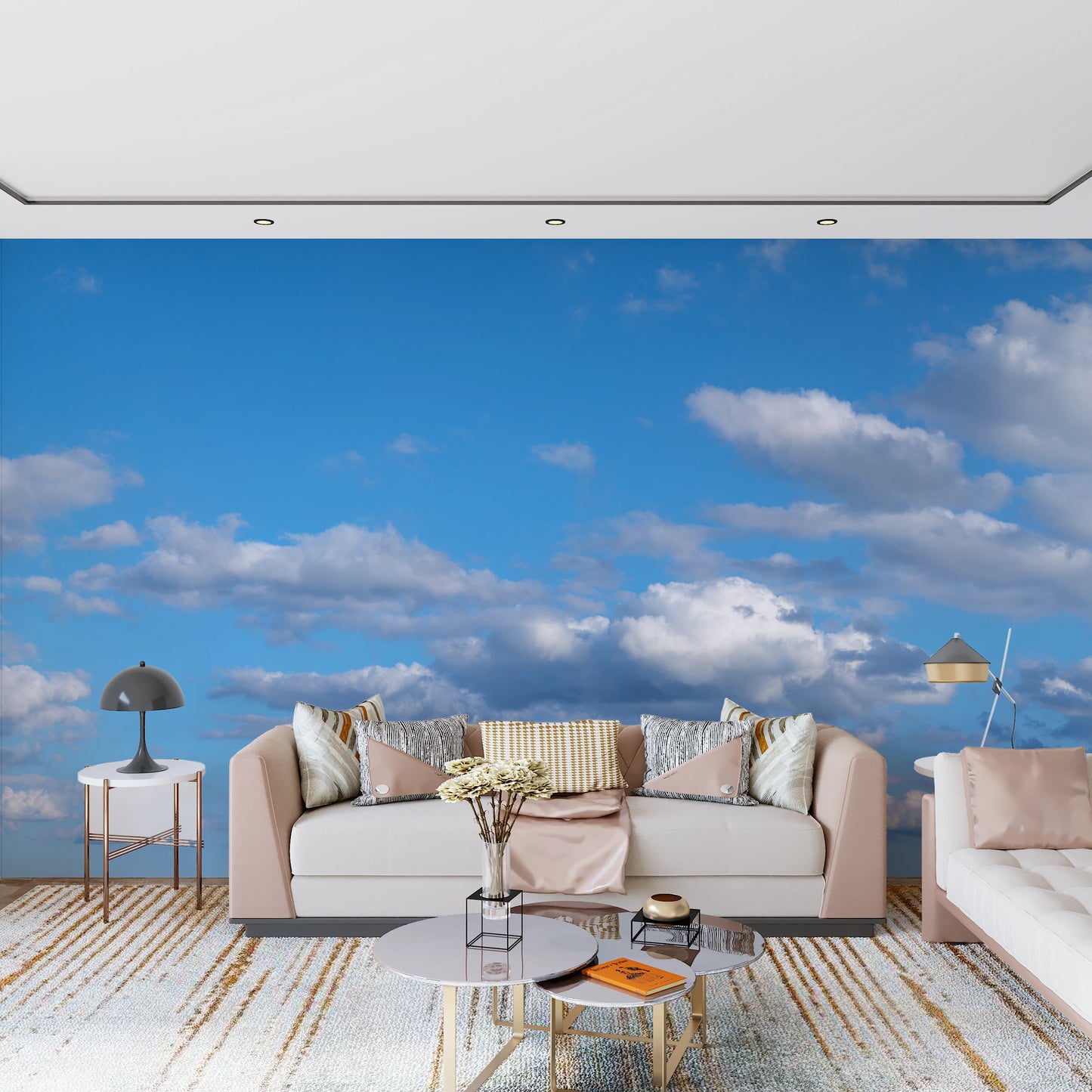 天の広大な抱擁の壁画