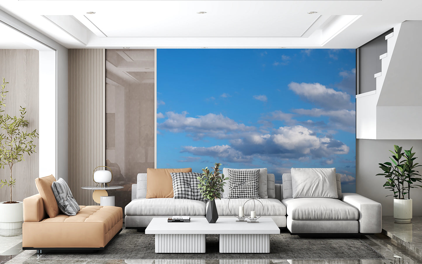 天の広大な抱擁の壁画