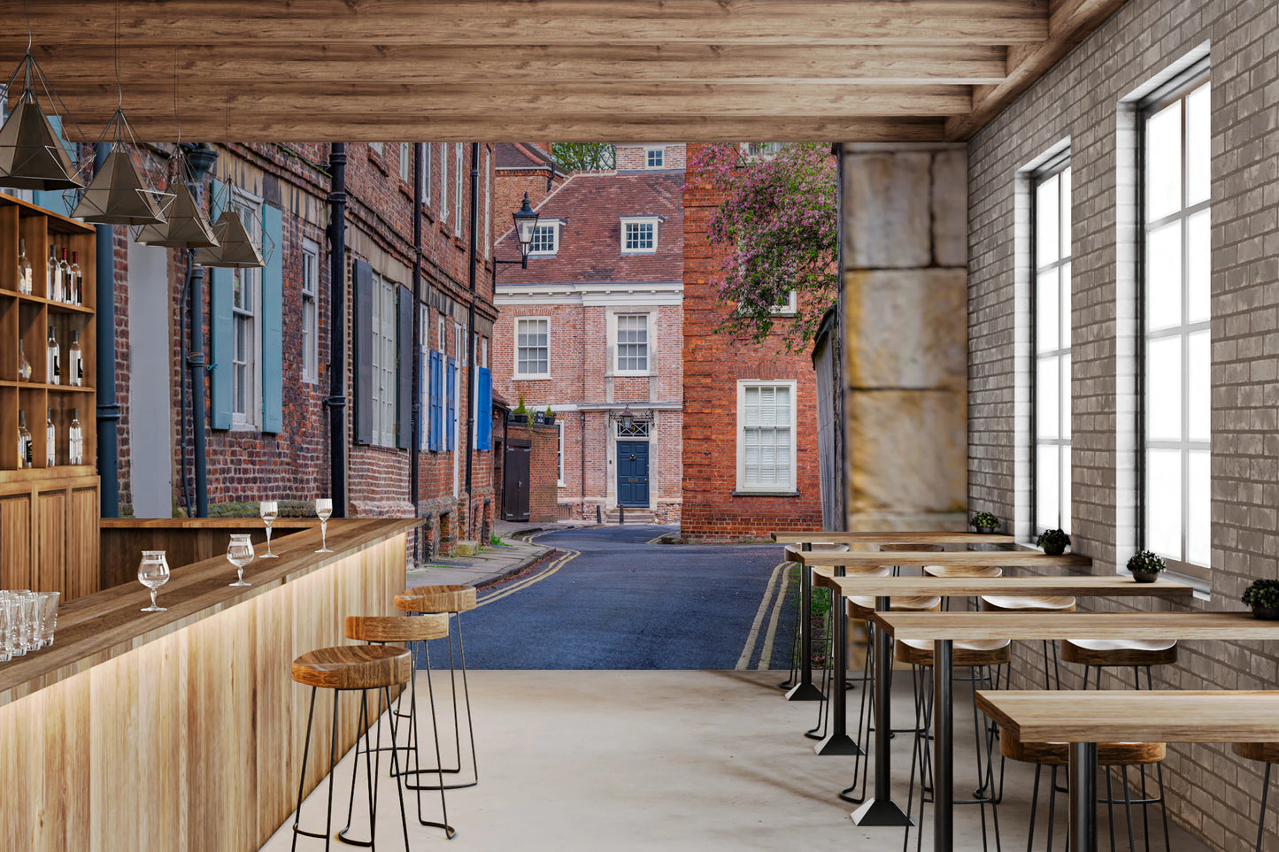 Fototapet cu alee englezească