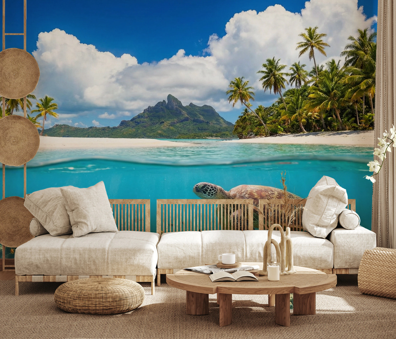 Tropical Marine Life Wall Mural