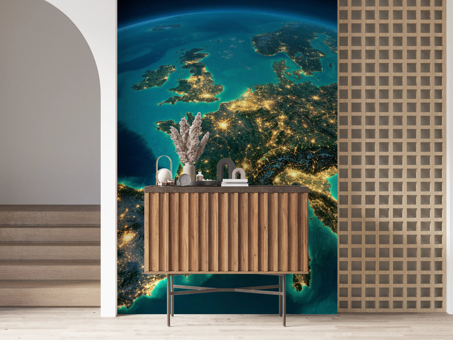 Fototapeta Europa w nocy