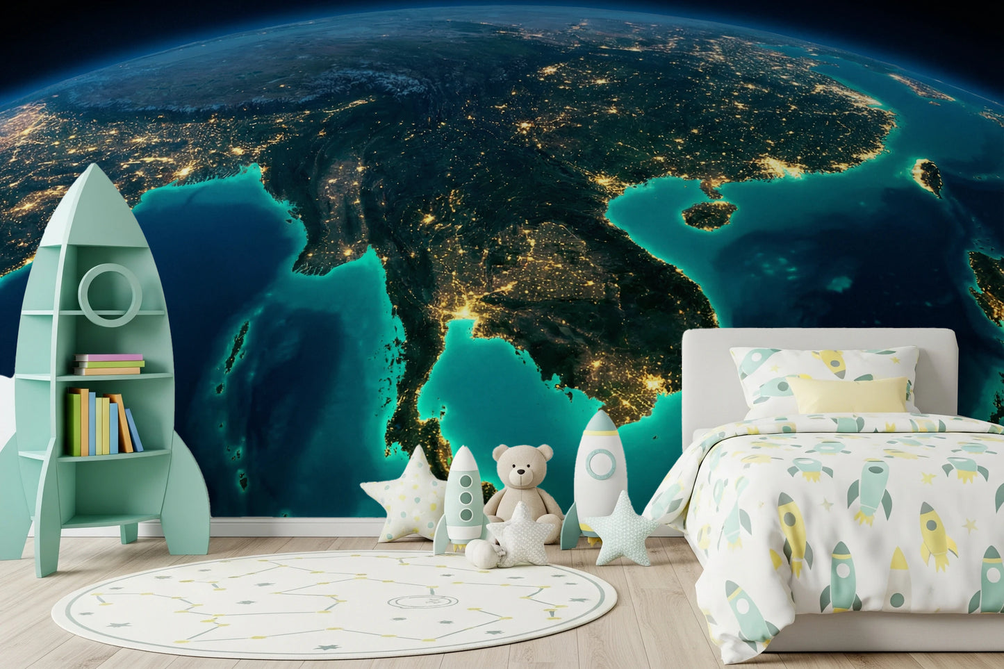 Fresque murale Illumination globale