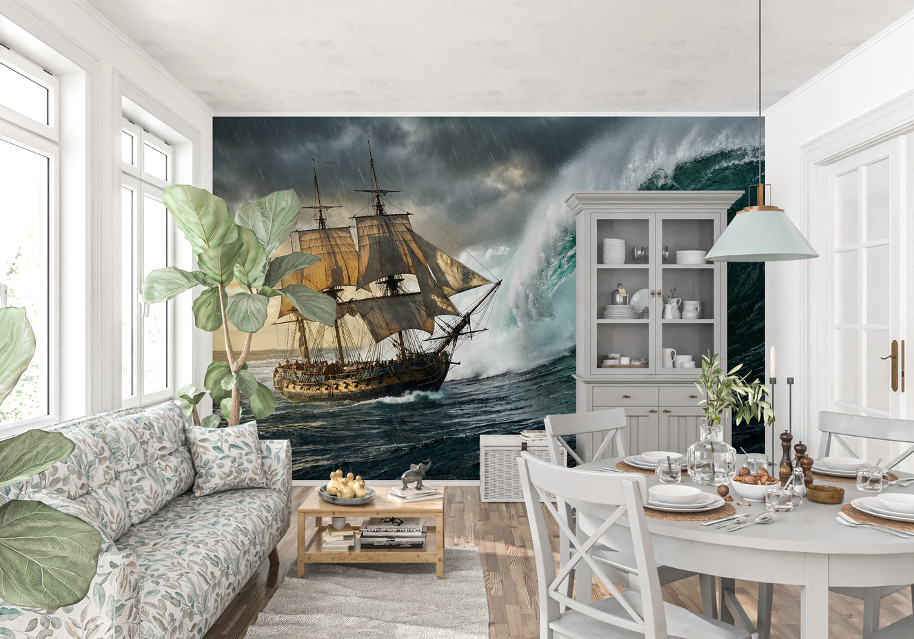 Ocean's Challenge Wall Mural