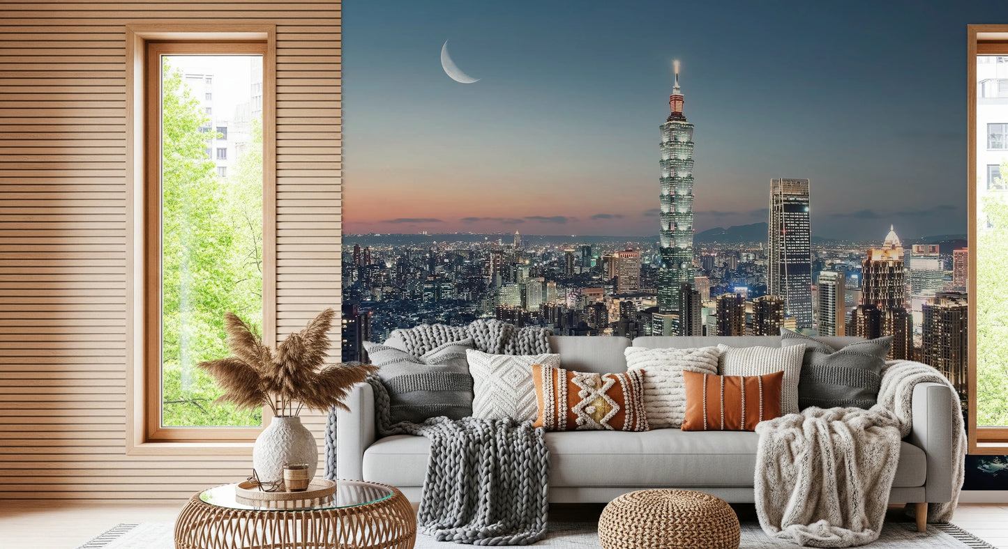 Taipei Nights vægmaleri