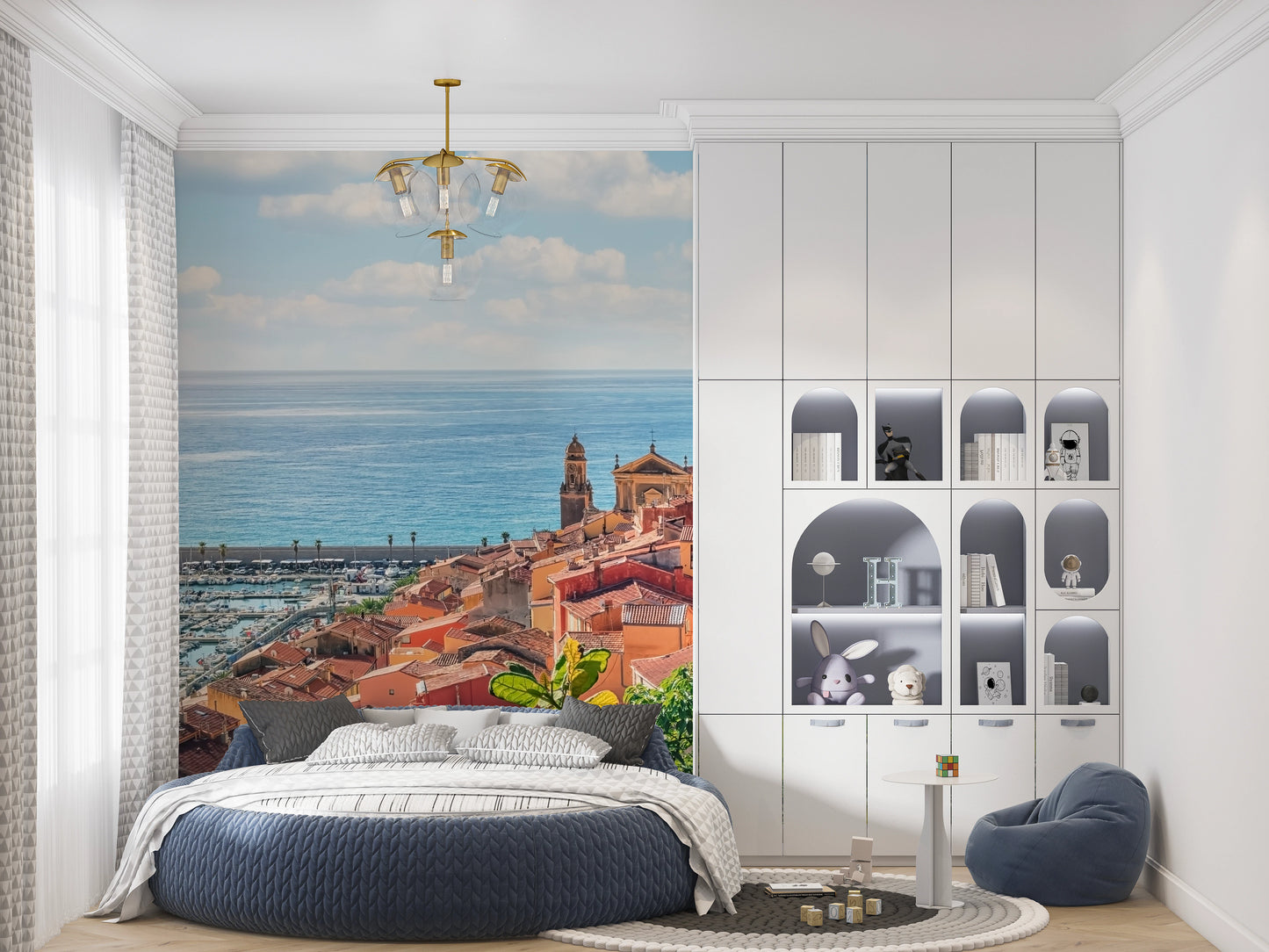 Mediterranean Vista Wall Mural