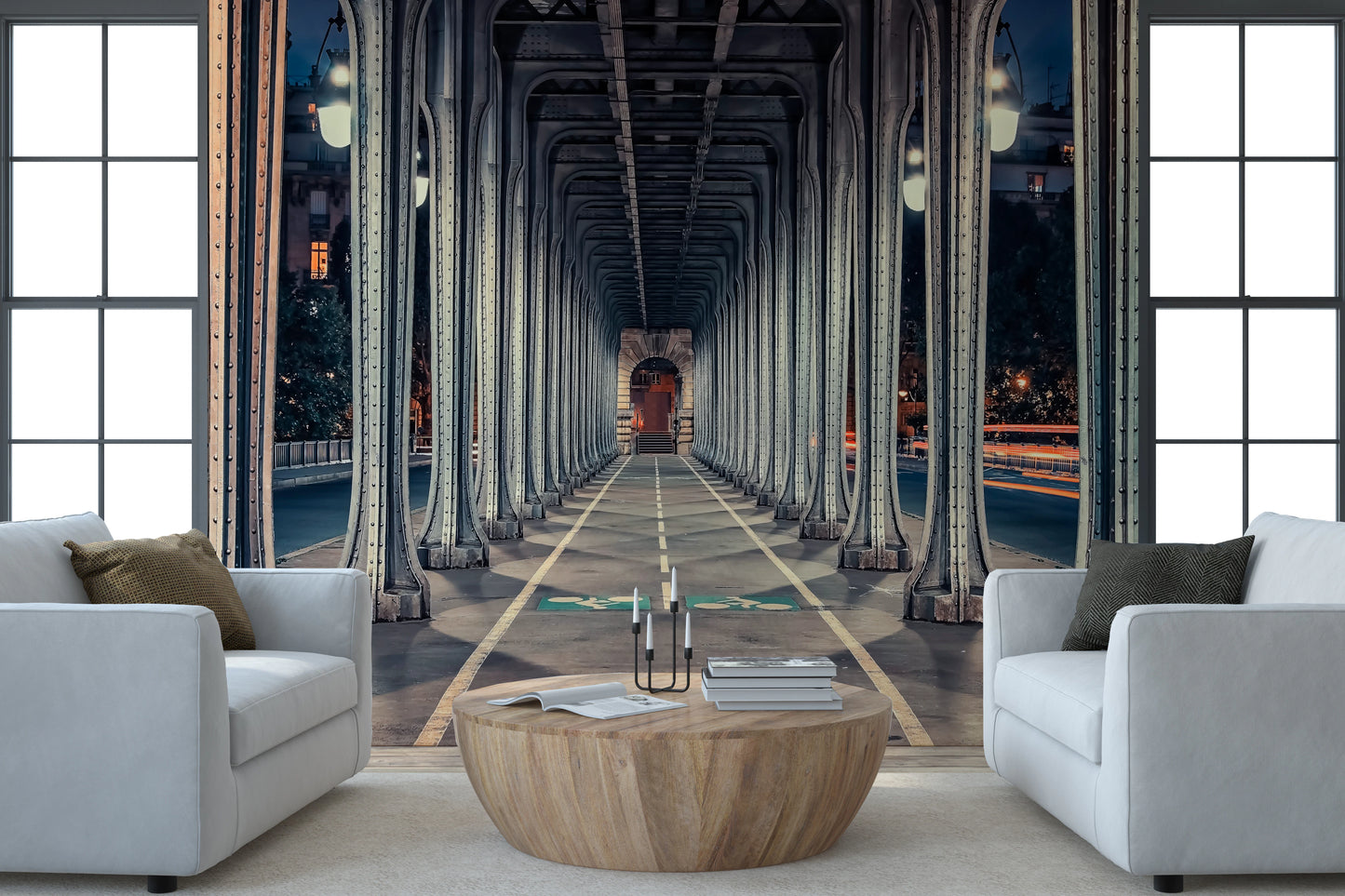 Fresque murale « Échos parisiens »