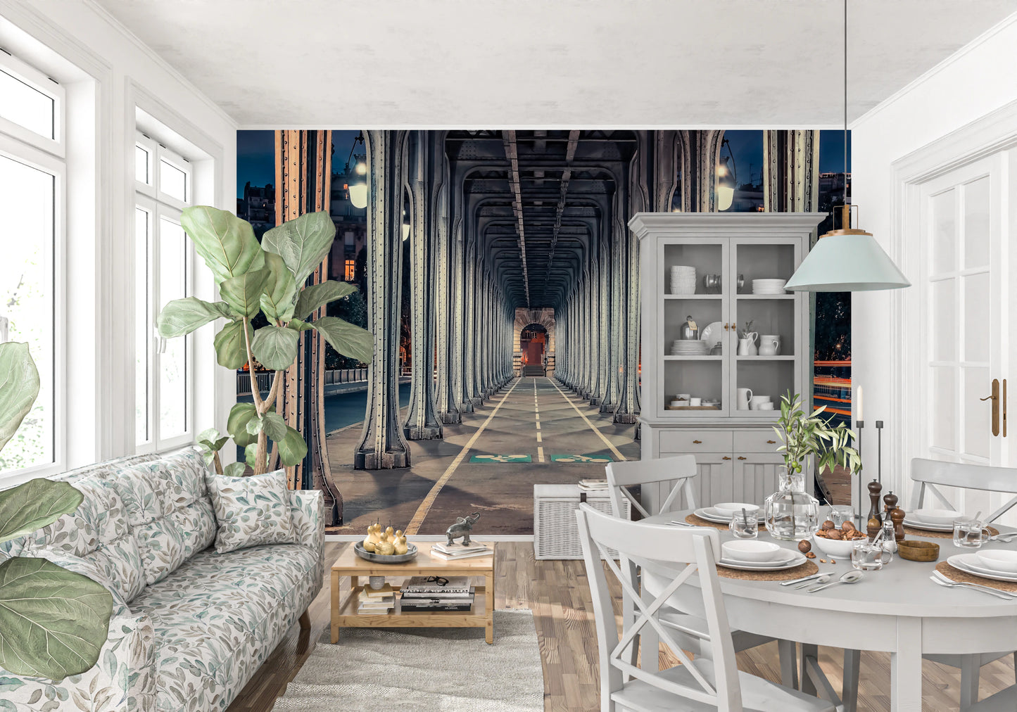 Fresque murale « Échos parisiens »