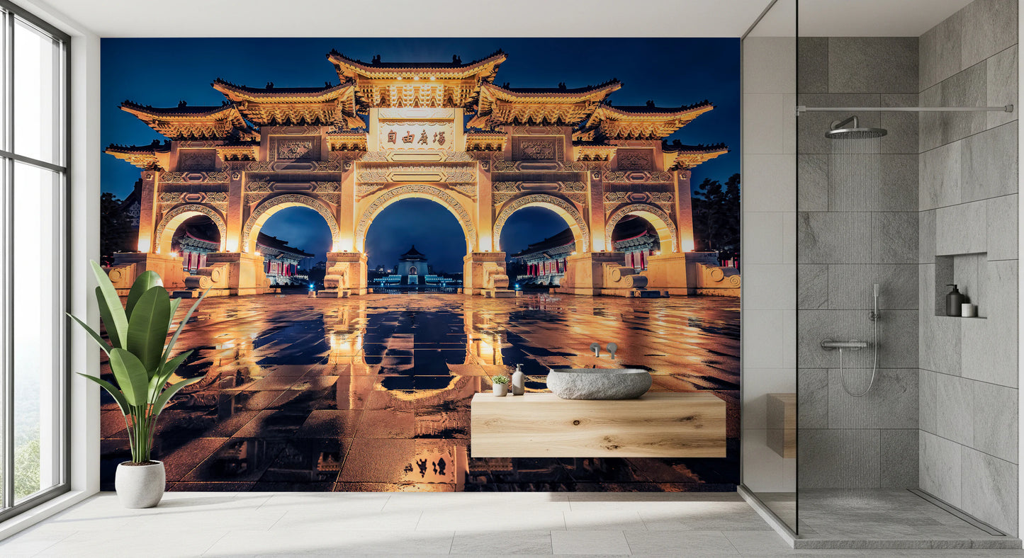 Lanternes de Taipei (fresque murale)