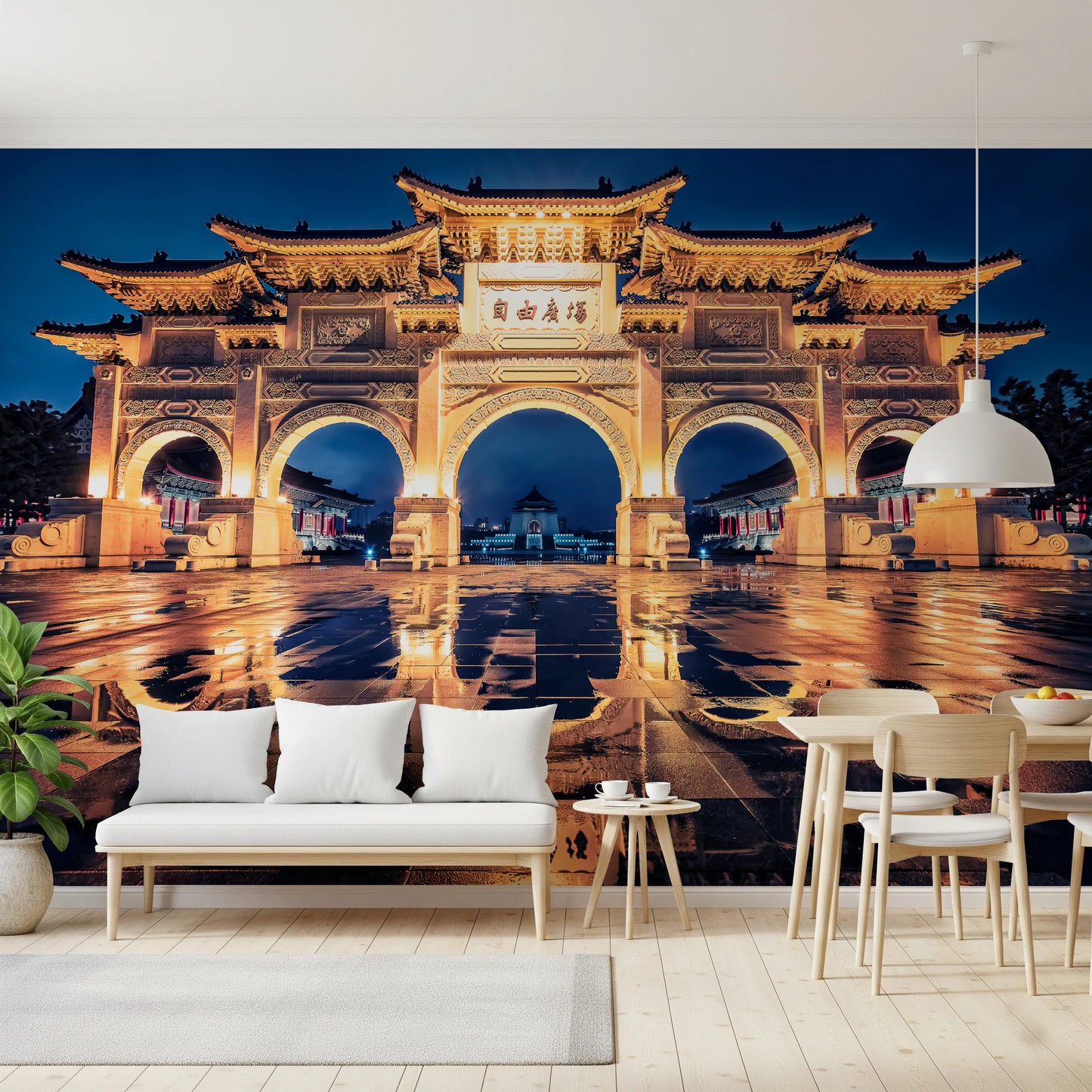 Lanternes de Taipei (fresque murale)