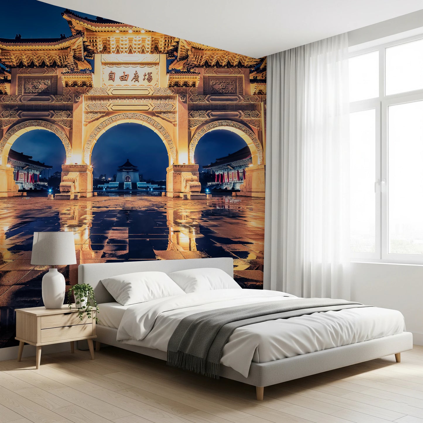 Lanternes de Taipei (fresque murale)