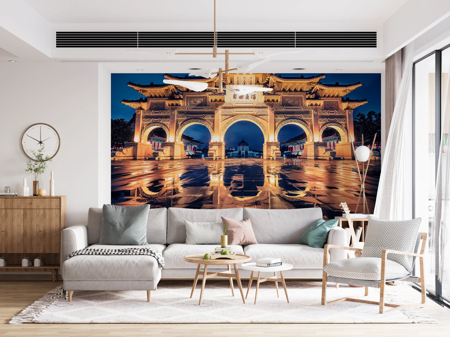 Lanternes de Taipei (fresque murale)